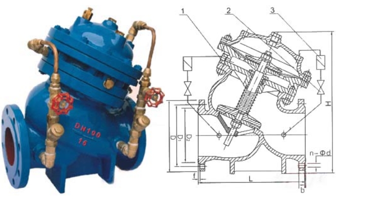 沃茨多功能水泵控制阀JD745X结构图